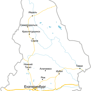 Карта png свердловская область